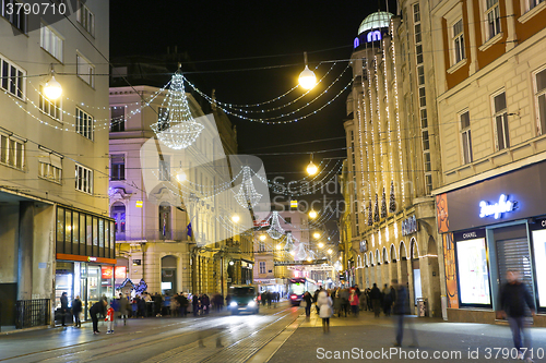 Image of Advent in capital of Croatia