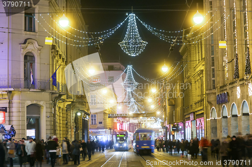 Image of Advent time in capital of Croatia