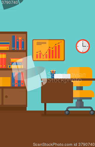 Image of Background of business office.
