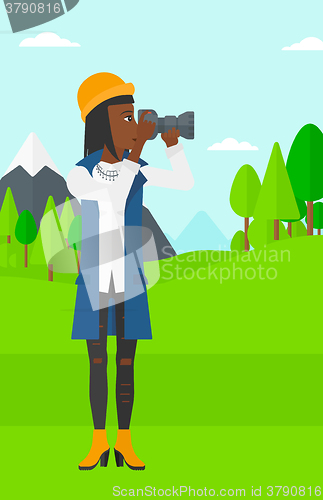 Image of Photographer taking photo.