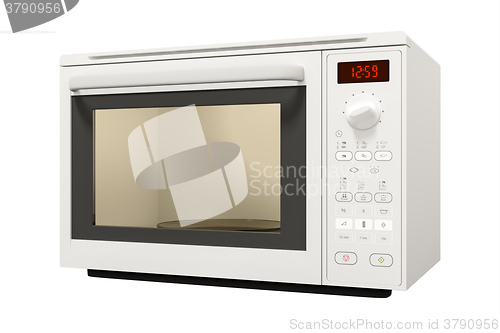 Image of typical modern microwave isolated