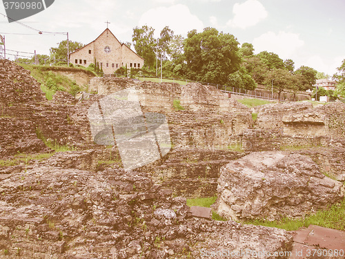 Image of Roman Theatre in Mainz vintage