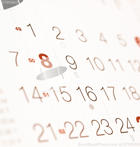 Image of  Calendar vintage