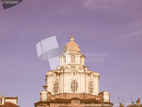 Image of San Lorenzo church, Turin vintage