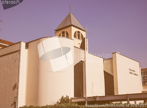 Image of Santa Monica Church Turin vintage