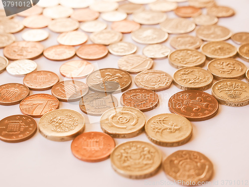 Image of  British pound coin vintage