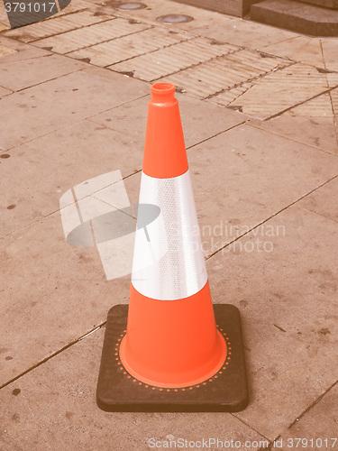 Image of  Traffic cone vintage