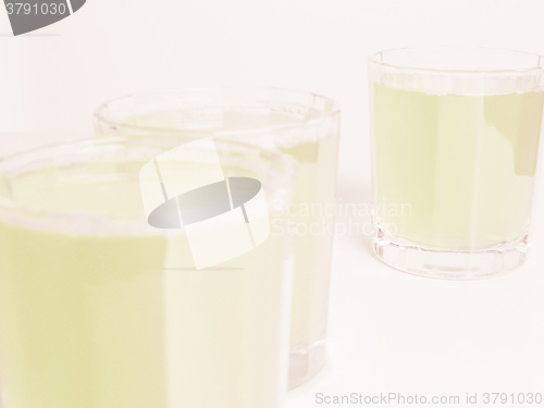 Image of  Green apple juice vintage