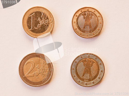 Image of  Euro coin vintage