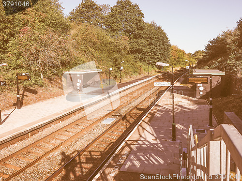 Image of Wood End station in Tanworth in Arden vintage