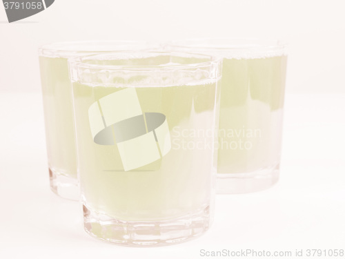 Image of  Green apple juice vintage