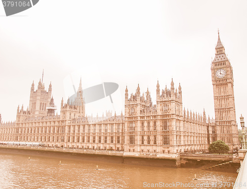 Image of Houses of Parliament vintage