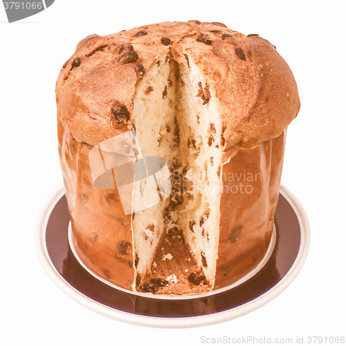 Image of Retro looking Panettone bread