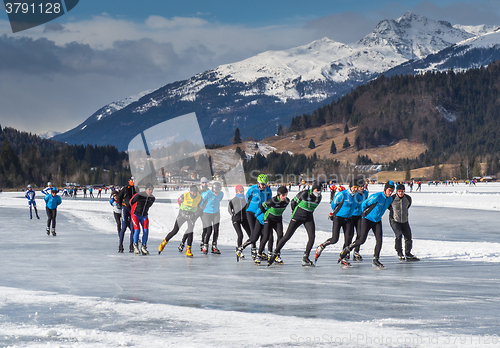 Image of A group of skaters