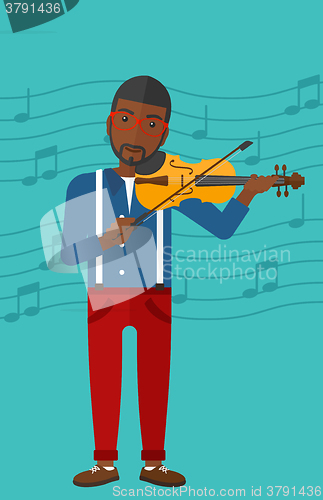 Image of Man playing violin.