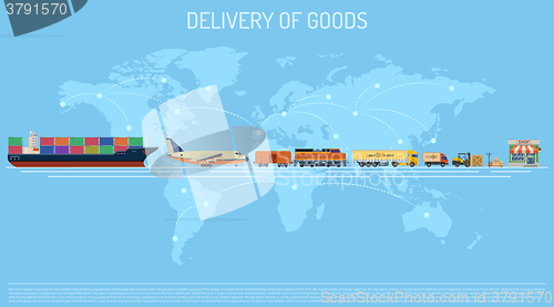 Image of Delivery of Goods Concept
