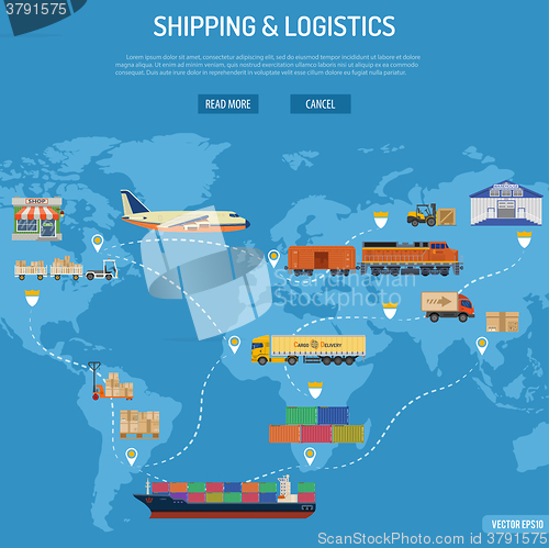 Image of Shipping and Logistics Concept