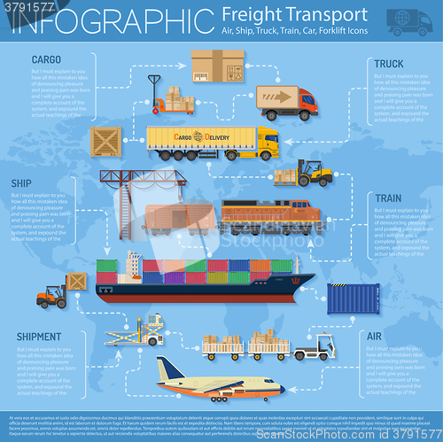 Image of Freight Transport Infographics