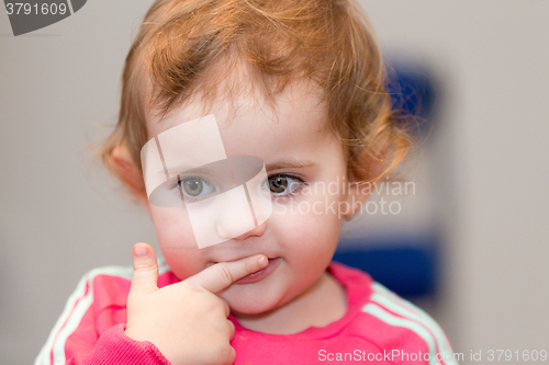 Image of Happy cute little girl