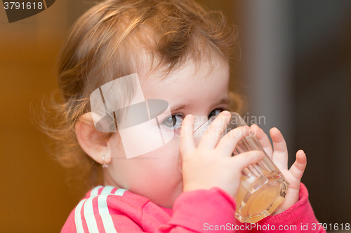 Image of Happy cute little girl