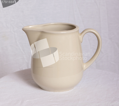 Image of Milk jug isolated on white