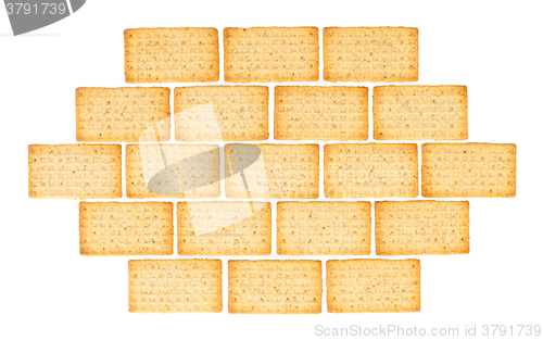 Image of Simple crackers isolated