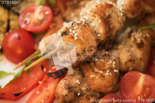 Image of Grilled kebab pork meat