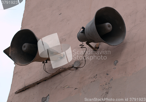 Image of Loudspeaker on the wall