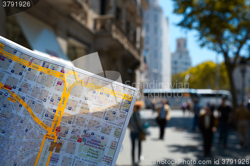 Image of Barcelona street.