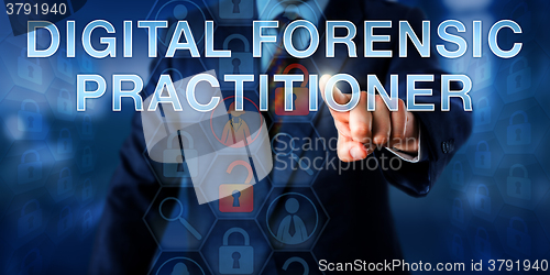 Image of Examiner Pushing DIGITAL FORENSIC PRACTITIONER