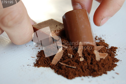 Image of chopped chocolate