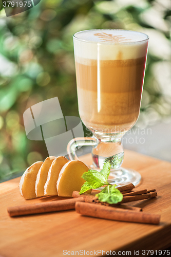 Image of coffee with ginger 