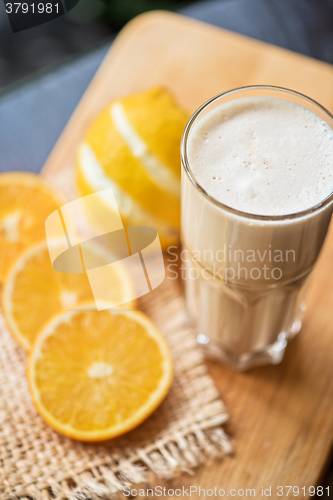 Image of coffee raf with citrus