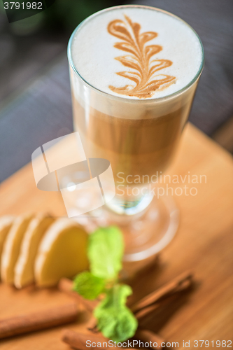 Image of coffee with ginger 