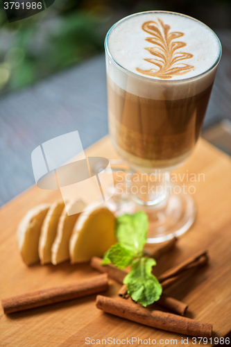 Image of coffee with ginger 