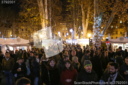 Image of Advent on Zrinjevac park