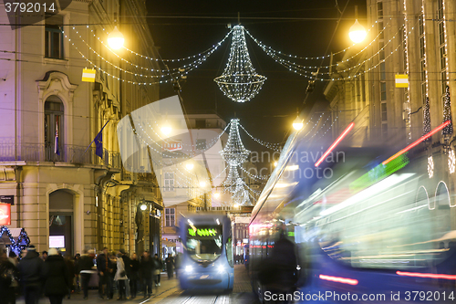 Image of Advent time in center of Zagreb