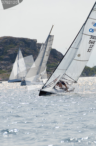 Image of one sail competition on swedish westcoast 