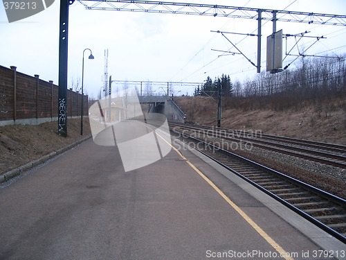 Image of Rural railway station