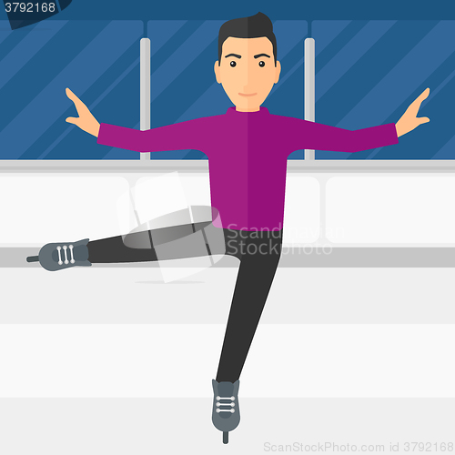 Image of Male figure skater.