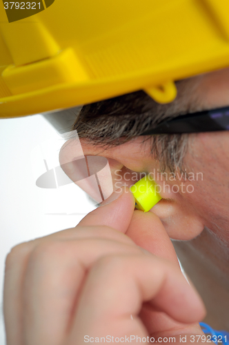 Image of protective ear plugs