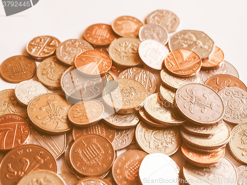 Image of  Pound coins vintage