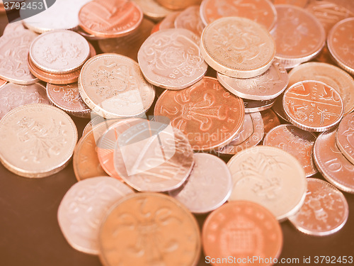 Image of  UK Pound coin vintage