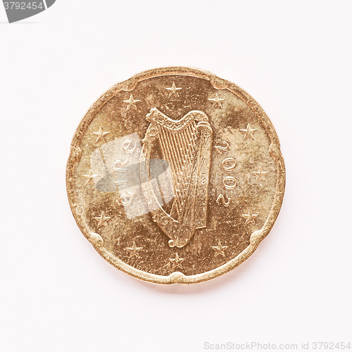 Image of  Irish 20 cent coin vintage