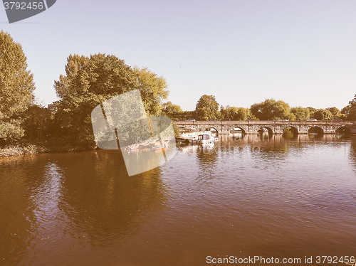 Image of River Avon in Stratford upon Avon vintage