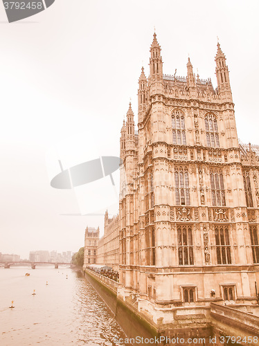 Image of Houses of Parliament vintage