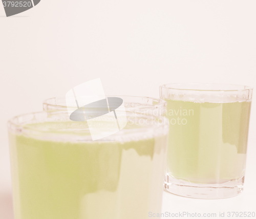 Image of  Green apple juice vintage