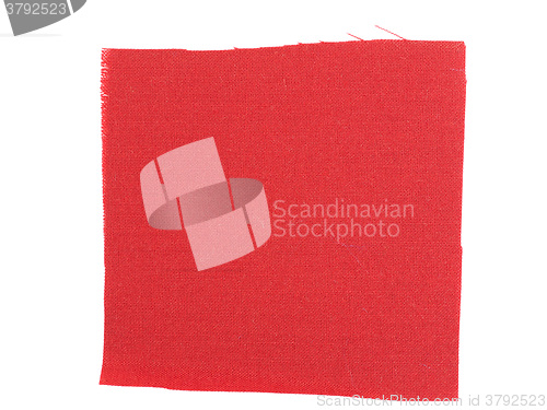 Image of Red fabric sample