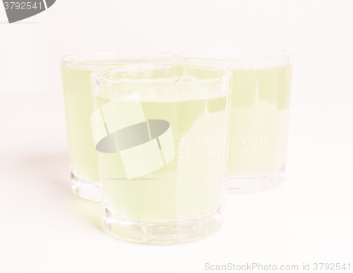 Image of  Green apple juice vintage