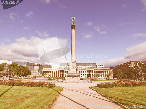 Image of Schlossplatz (Castle square), Stuttgart vintage